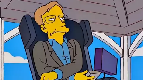 Stephen Hawking en 'Los Simpson' Stephen Hawking en 'Los Simpson'