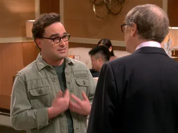 Leonard conoce a Bill Gates Leonard conoce a Bill Gates