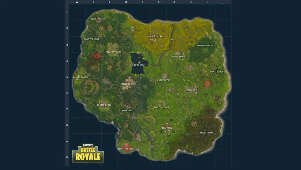 Mapa de Fortnite