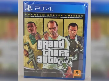 Supuesta carátula de GTA V Premium Online Edition Supuesta carátula de GTA V Premium Online Edition