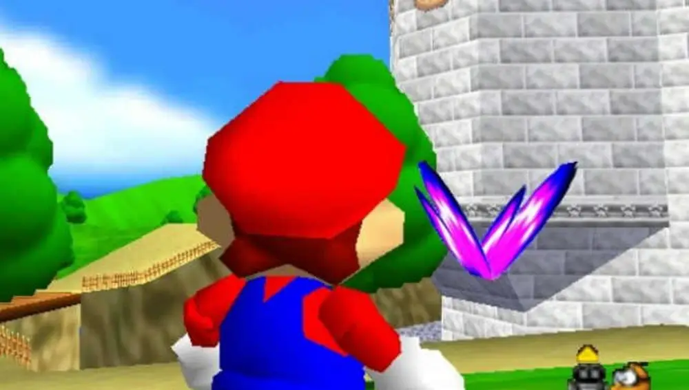 Mariposa en Super Mario 64