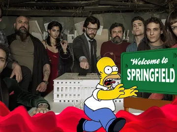 Los atracadores de 'La casa de papel' se mudan de piel para convertirse en 'Los Simpson' Los atracadores de 'La casa de papel' se mudan de piel para convertirse en 'Los Simpson'
