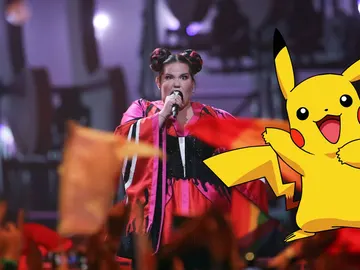 Netta Barzilai en su interpretación Netta Barzilai en su interpretación