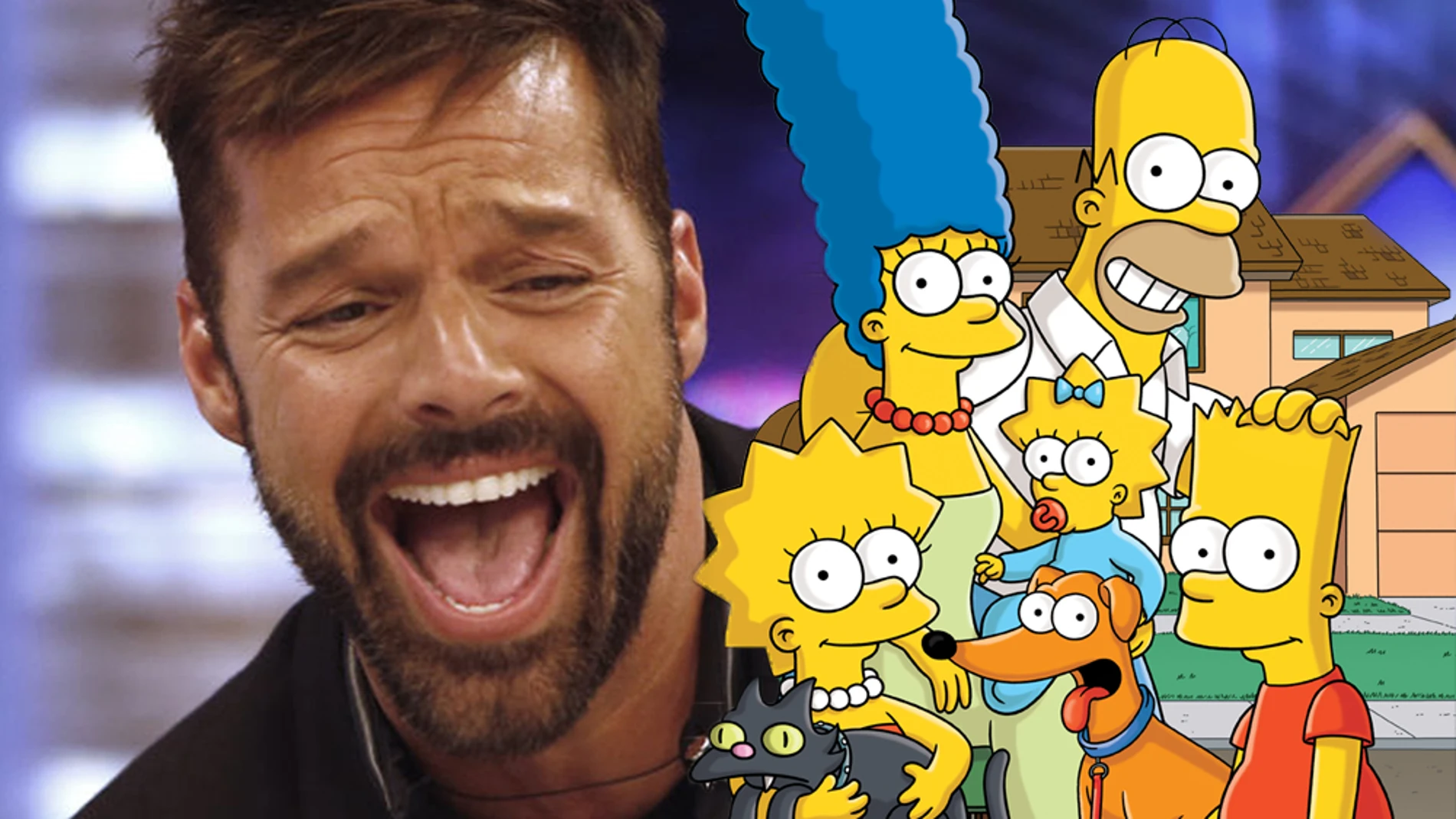 Ricky Martin 'preocupa' a Homer en su primera imagen como miembro de 'Los Simpson'
