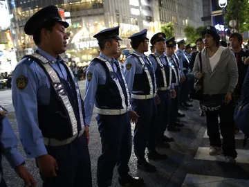 Policías en Japón Policías en Japón