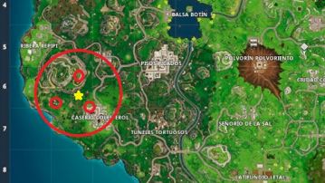fortnite localizaciones epic games - mapa de fortnite donde estan todos los campamentos piratas