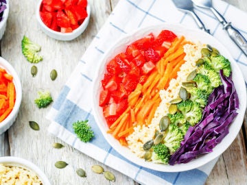 Ensalada arco iris