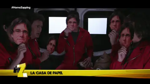 La cara de Puigdemont, las nuevas máscaras de 'La casa de papel' La cara de Puigdemont, las nuevas máscaras de 'La casa de papel'