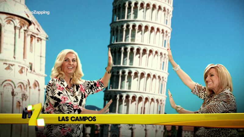 Terelu quiere darle un bocado a la Torre de Pisa