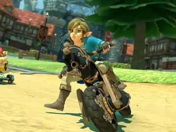 Link de Breath of the Wild en Mario Kart 8 Deluxe Link de Breath of the Wild en Mario Kart 8 Deluxe