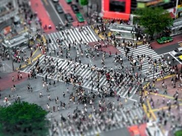 Paso diagonal de Shibuya, Japón