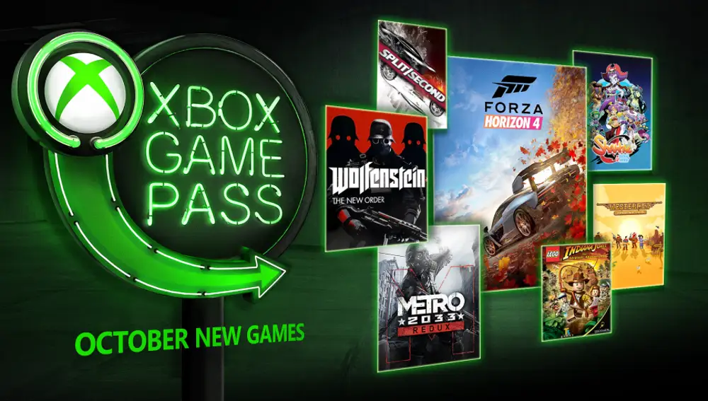 Xbox Game Pass octubre