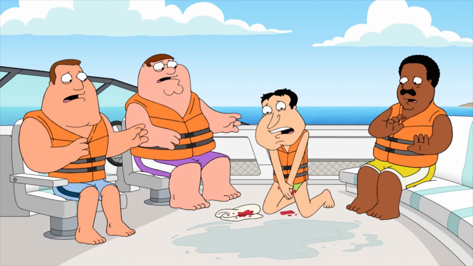 Oh, Dios mío, Quagmire ha perdido el pene!