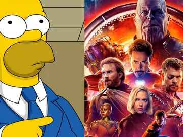 'Los Simpson' y 'Vengadores: Infinity War' 'Los Simpson' y 'Vengadores: Infinity War'