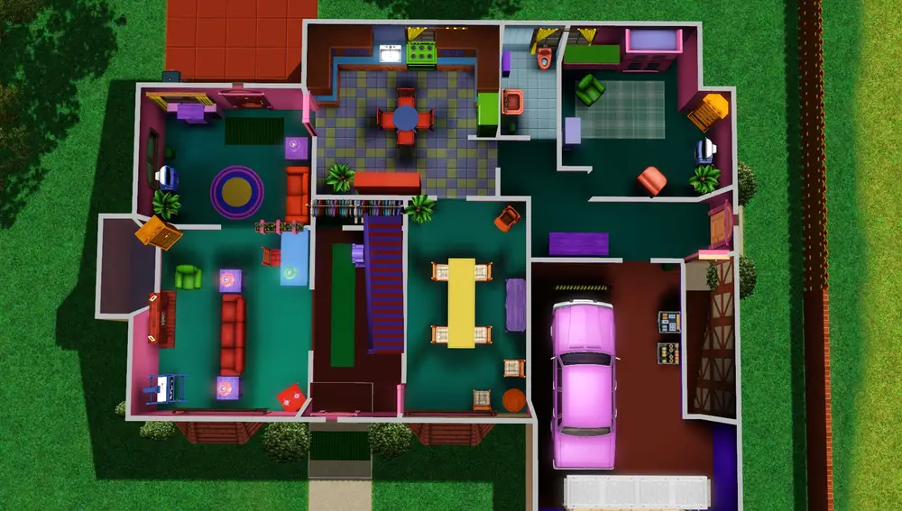 Casa de Los Simpson en Los Sims