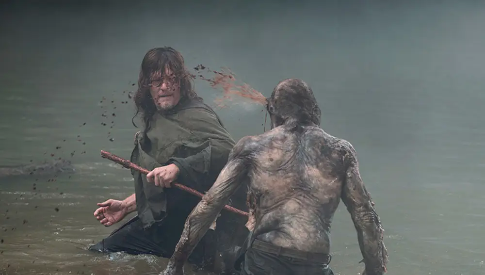Daryl en el último episodio de 'The Walking Dead'
