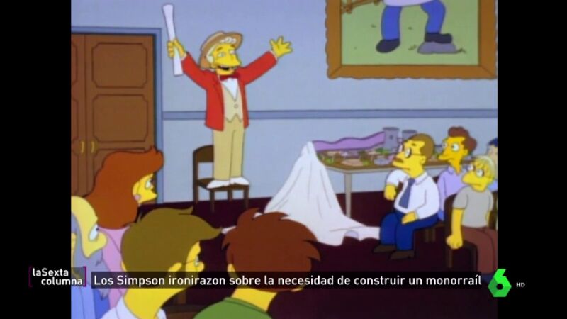 Los Simpson también predijeron los problemas con la red de trenes en España