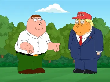 Peter Griffin y Donald Trump Peter Griffin y Donald Trump