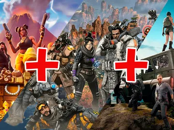 Fortnite, Apex Legends, PUBG Fortnite, Apex Legends, PUBG