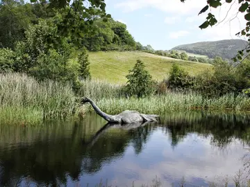 Recreación de un plesiosaurio Recreación de un plesiosaurio