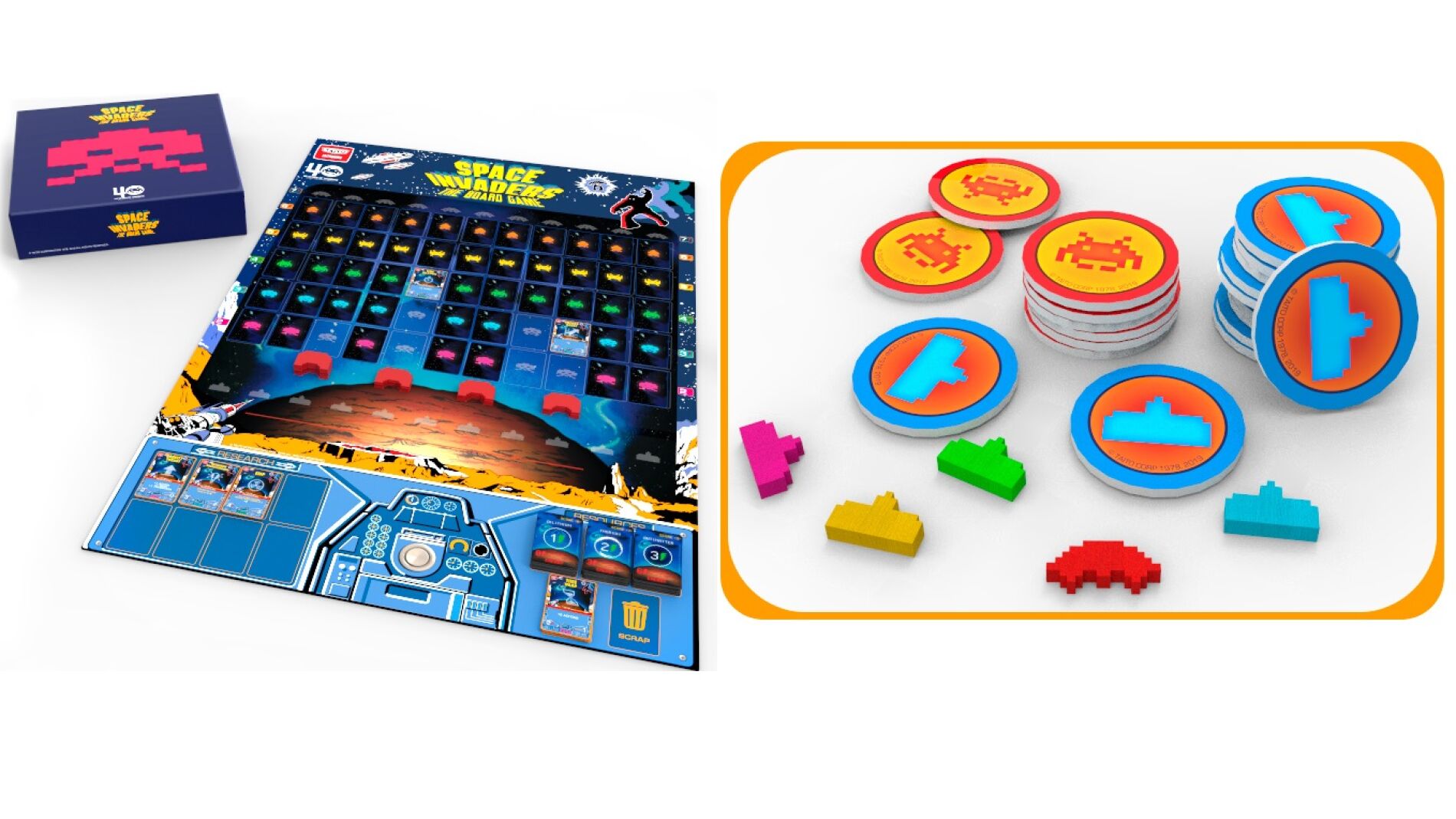 SPACE INVADERS - THE BOARD GAME