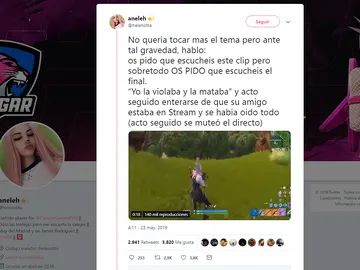 La jugadora Aneleh protesta contra el machismo en los juegos La jugadora Aneleh protesta contra el machismo en los juegos