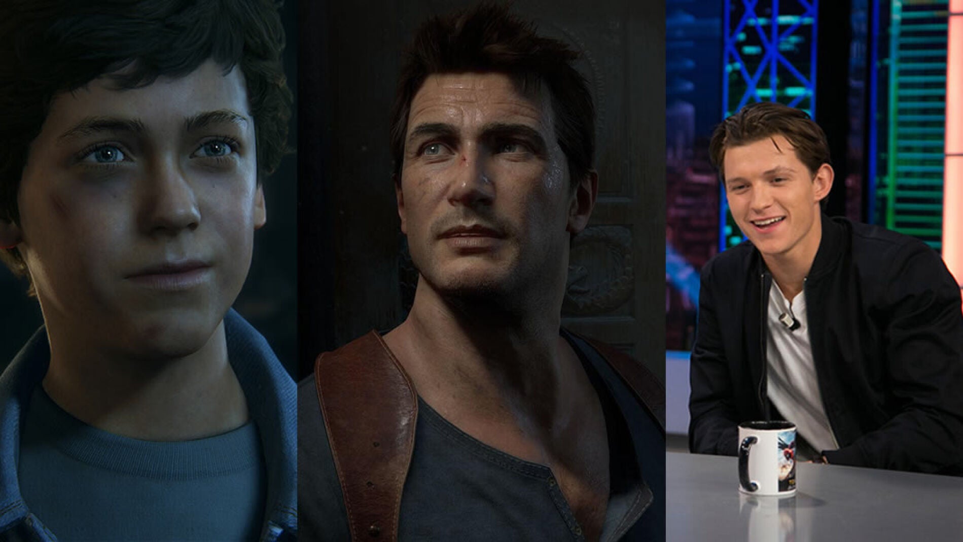 Nathan Drake y Tom Holland