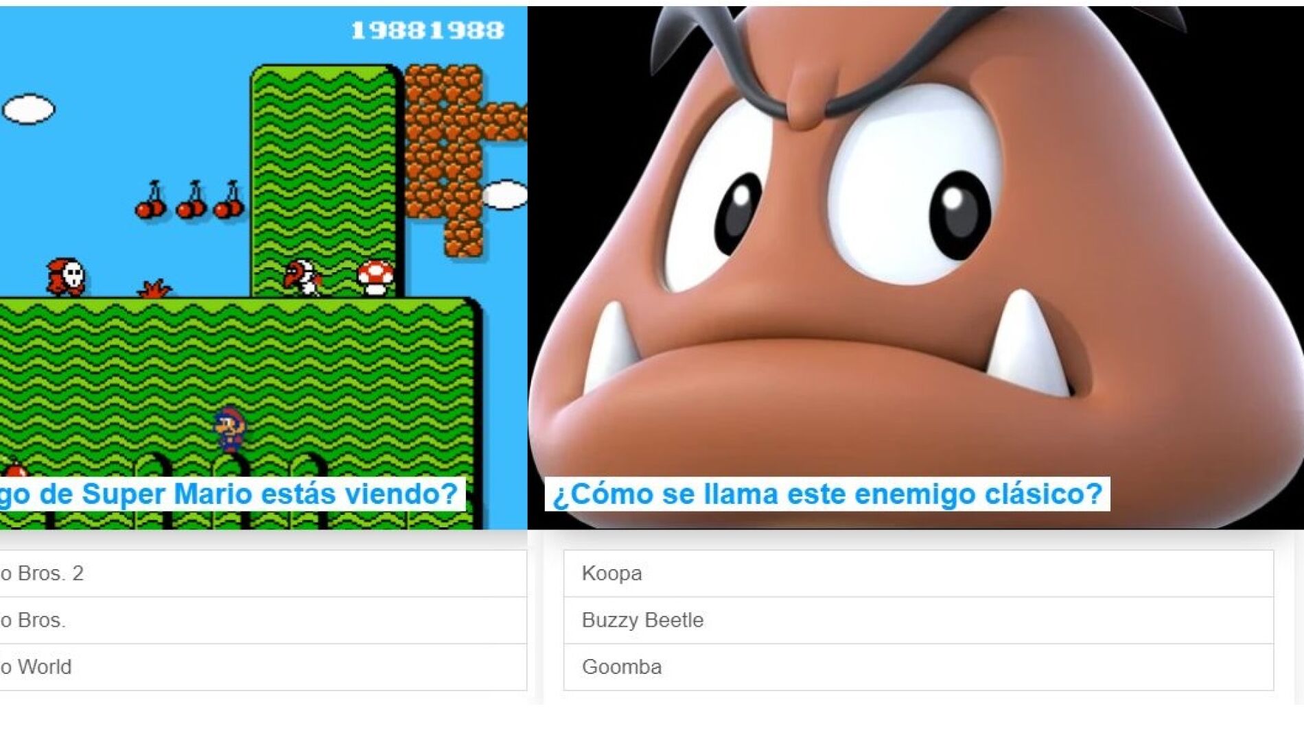 Test de Super Mario