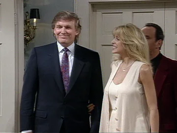 Así fue la visita de Donald Trump a la casa de la familia Banks