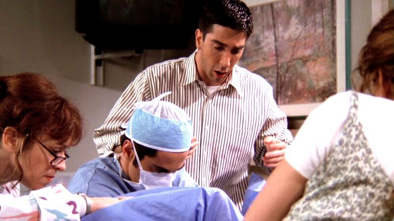 Así fue el nacimiento del hijo de Ross en 'Friends'