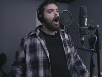 Ibai Llanos grabando para FIFA 20 Ibai Llanos grabando para FIFA 20