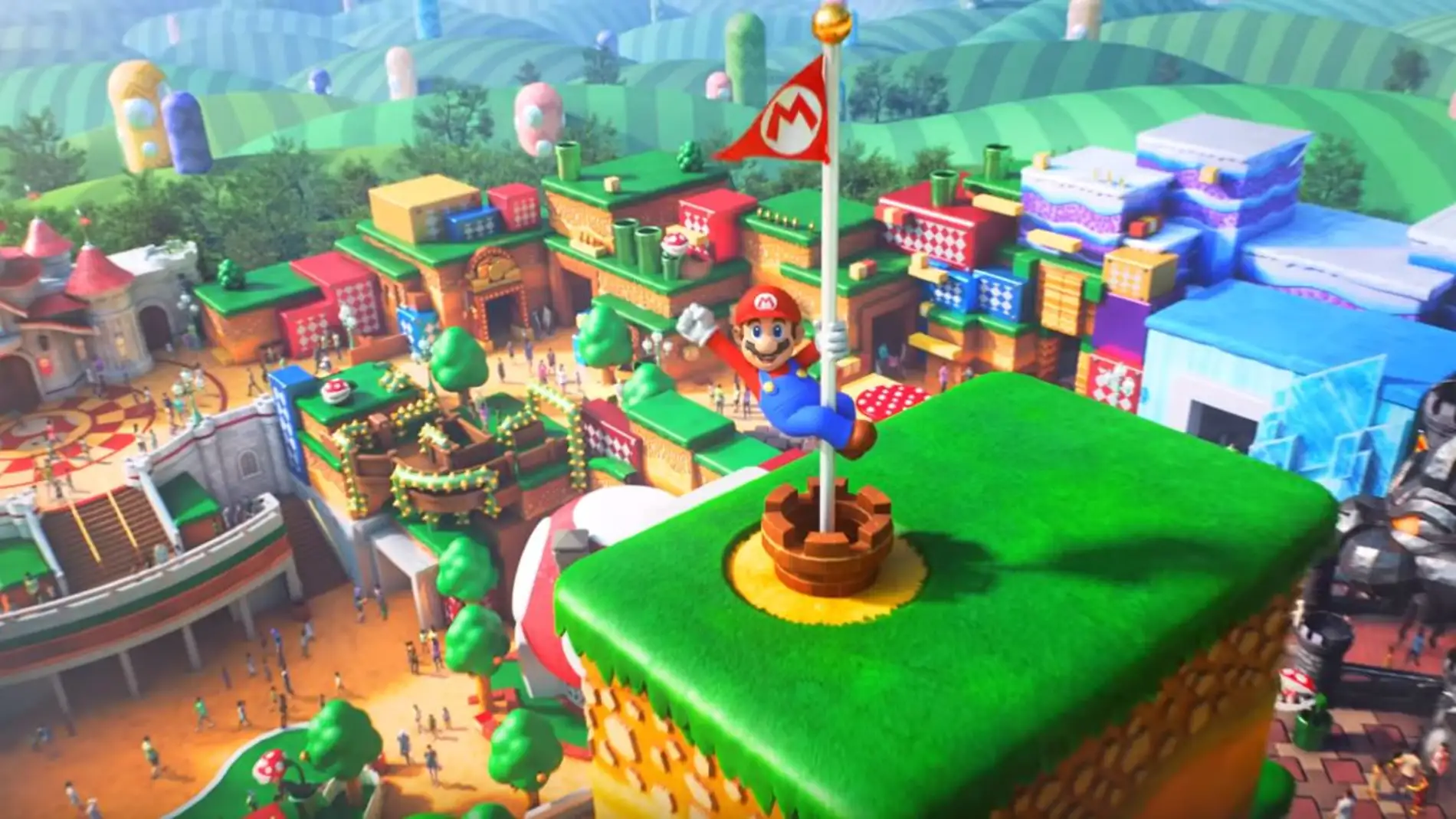 llave inglesa Arado Pasto Super Nintendo World: Atracciones, minijuegos y todo lo que necesitas saber  sobre el parque temático de Nintendo - VÍDEO