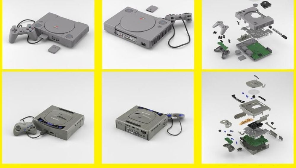 Maquetas de Playstation y Saturn