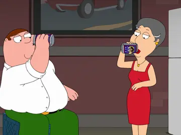 Peter descubre que la madre de Lois es igual que él Peter descubre que la madre de Lois es igual que él