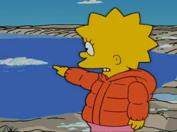 Lisa y el glaciar Lisa y el glaciar