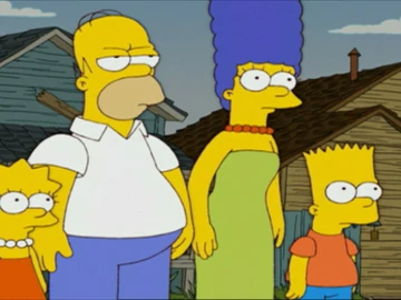 El pueblo de Marge, arruinado