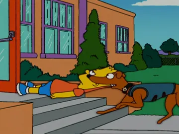 Bart, rescatado por el ayudante de Santa Bart, rescatado por el ayudante de Santa