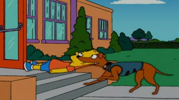 Bart, rescatado por el ayudante de Santa