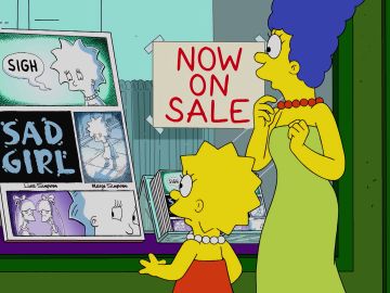 Lisa y Marge triunfan creando un cómic