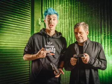 Ninja y Mark Hamill, a punto de jugar a Fortnite Ninja y Mark Hamill, a punto de jugar a Fortnite