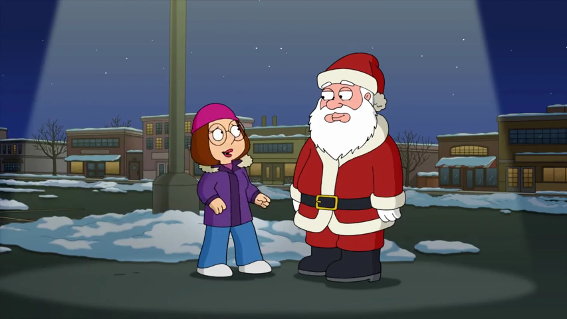 Meg se enamora locamente de Papá Noel 