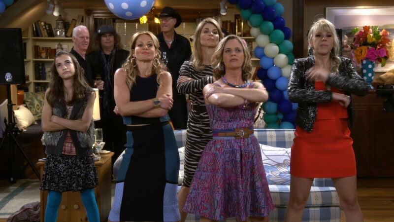 Los 'New Kids on the Block' se cuelan en la fiesta de los Tanner