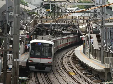Estación de tren en Japón Estación de tren en Japón