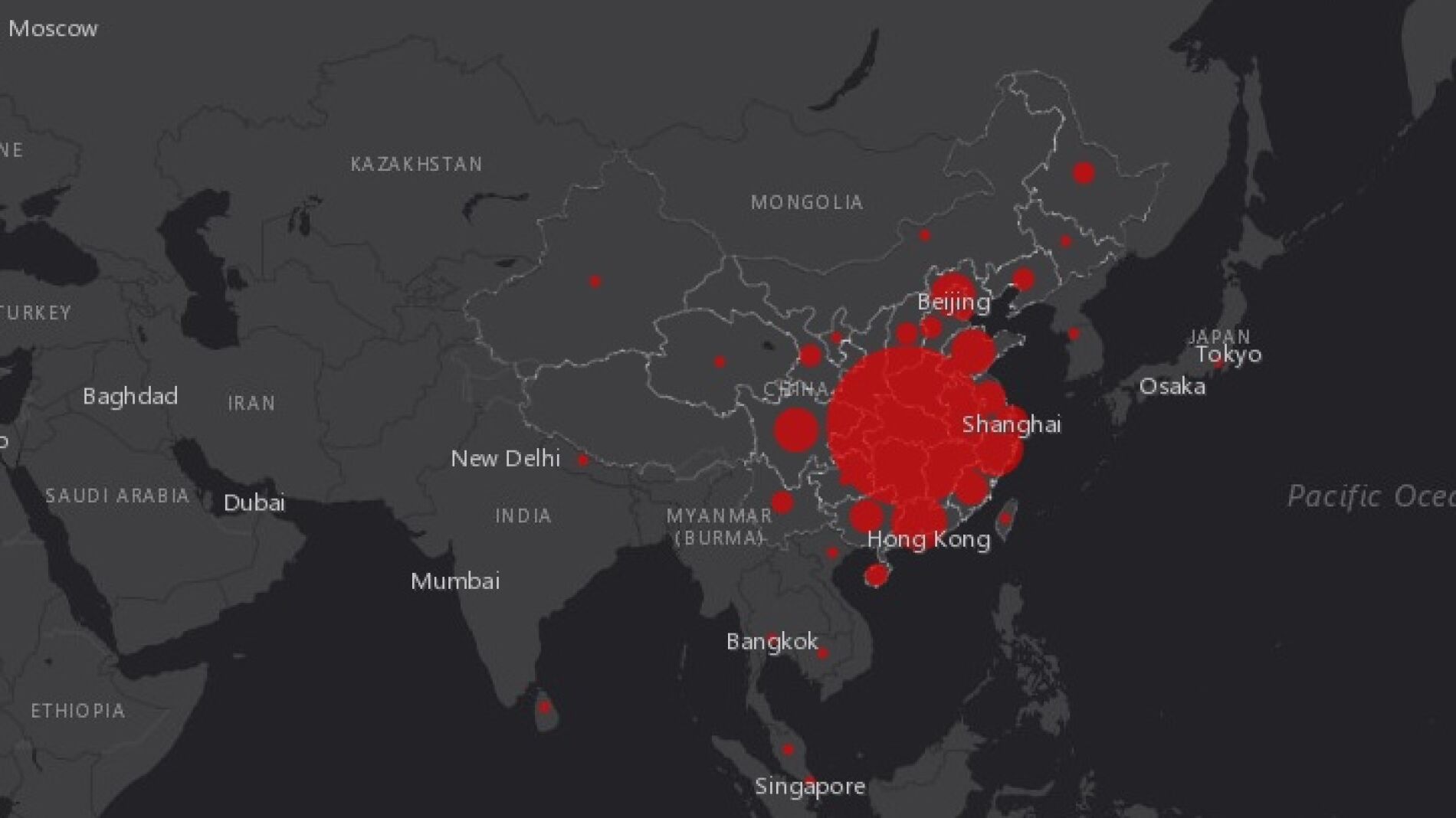 Mapa del Coronavirus