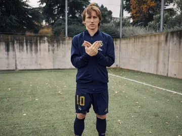 Jugadores del Real Madrid en el campo de VOLTA Jugadores del Real Madrid en el campo de VOLTA