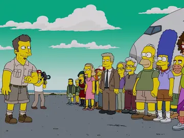 Homer y Marge participan en un reality de supervivencia Homer y Marge participan en un reality de supervivencia
