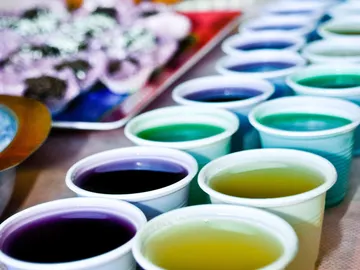 Gelatinas de varios colores Gelatinas de varios colores