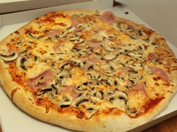 Caja de una pizza