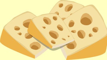 Queso suizo de dibujos