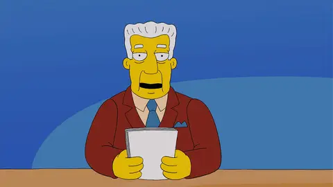 Kent Brockman Los Simpson